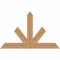 Ekena Millwork Saratoga Timber Gable Bracket, Western Red Cedar, 36"W x 23"H x 1 1/2"D x 3 1/2"F, 15/12 Pitch GBW036X23X0204SAR00SWR - alternate 1